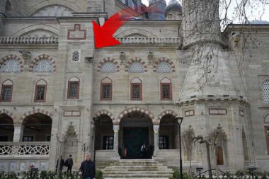 Selimiye Camisi’ndeki ‘gülle izi’ korundu