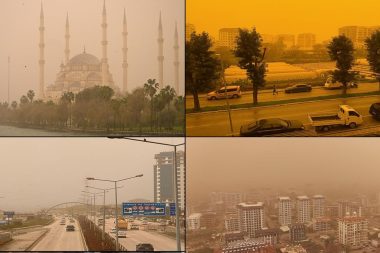 Çöl tozu Akdeniz’i esir aldı! Bazı iller turuncuya büründü