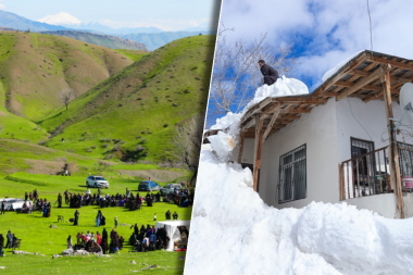 Bu ilin bir yanı bahar, bir yanı kar