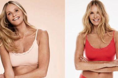 62 yaşında iç çamaşırı kampanyası için poz verdi