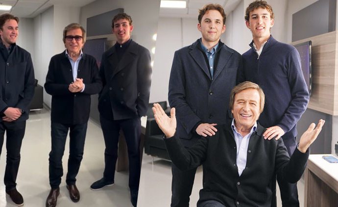 Torunları Erol Evgin’e sürpriz yaptı