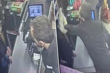 Zincir markette dehşet: Kasiyer kızı poşet için hastanelik etti