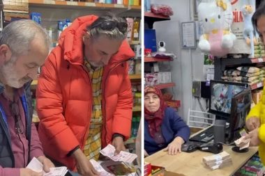 Duyan alkışladı: Çelik dükkan dükkan gezdi, veresiye borcu kapattı