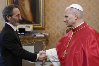 Fahrettin Altun, Papa’ya güven mektubunu sundu