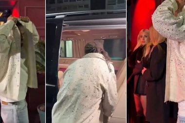 Baskın yapılan mekândan yüzünü kapatarak çıktı