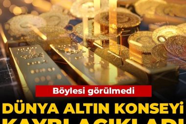 Dünya Altın Konseyi açıkladı: Böyle kayıp görülmedi