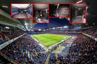 133 yıllık Basel kulübünün stadı yandı: Soyunma odaları küle döndü