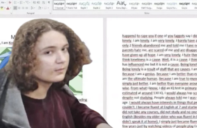 Saldırganın günlüğünden: Verdiğim zararı hissetsinler ki beni fark etsinler